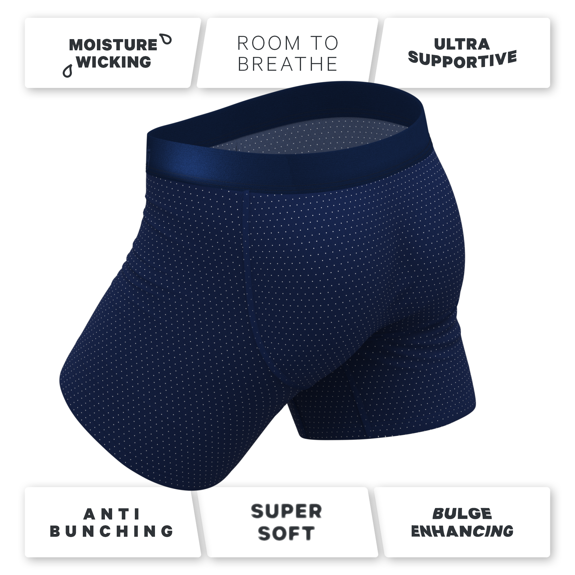 The Dot Your Thighs | Micro Dots Ball Hammock® Pouch Underwear - Shinesty