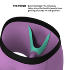 The Double Entendre | Eggplant Ball Hammock® Pouch Underwear - Shinesty