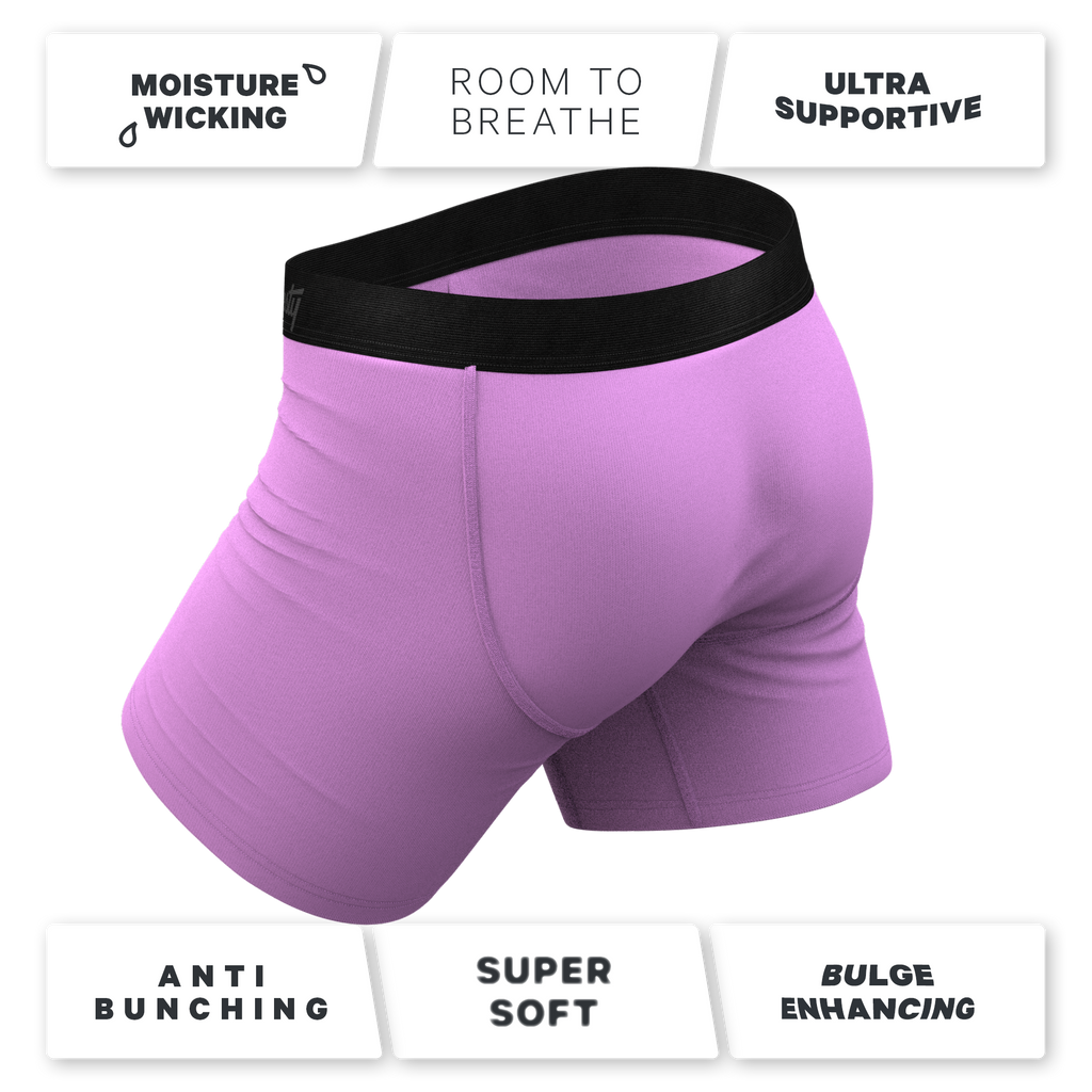 The Double Entendre | Eggplant Ball Hammock® Pouch Underwear - Shinesty