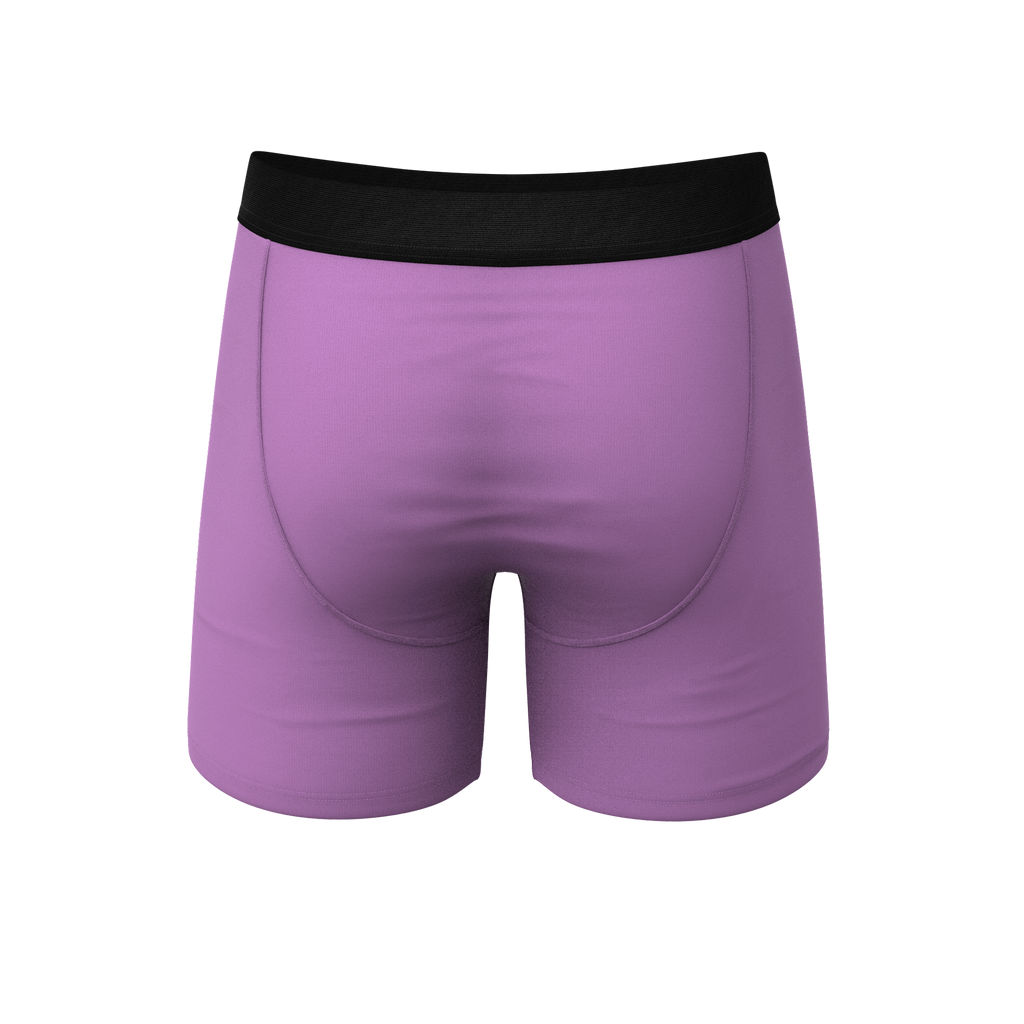The Double Entendre | Eggplant Ball Hammock® Pouch Underwear - Shinesty