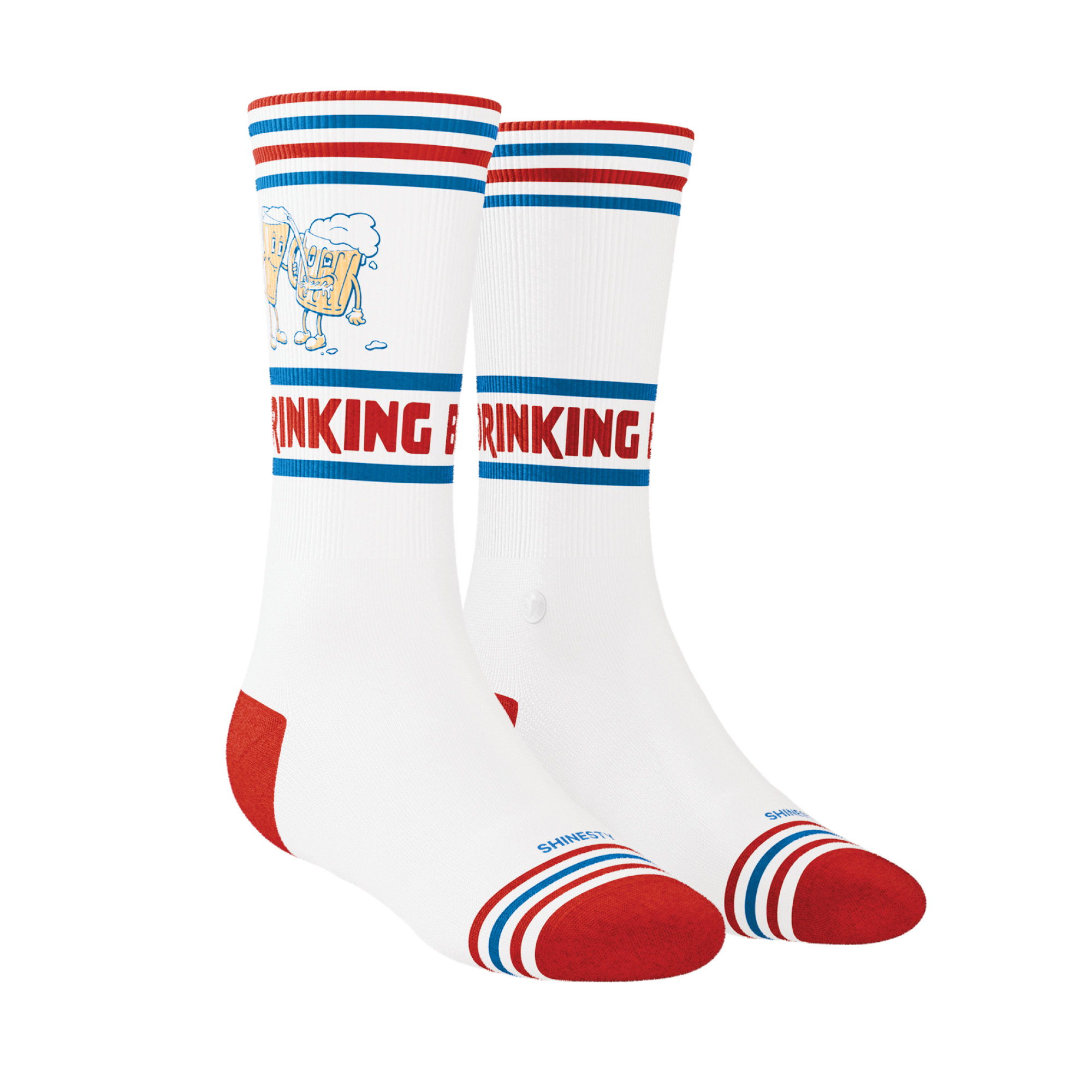 The Drinking Buddies | Beer Heel Hammock™ Crew Socks - Shinesty