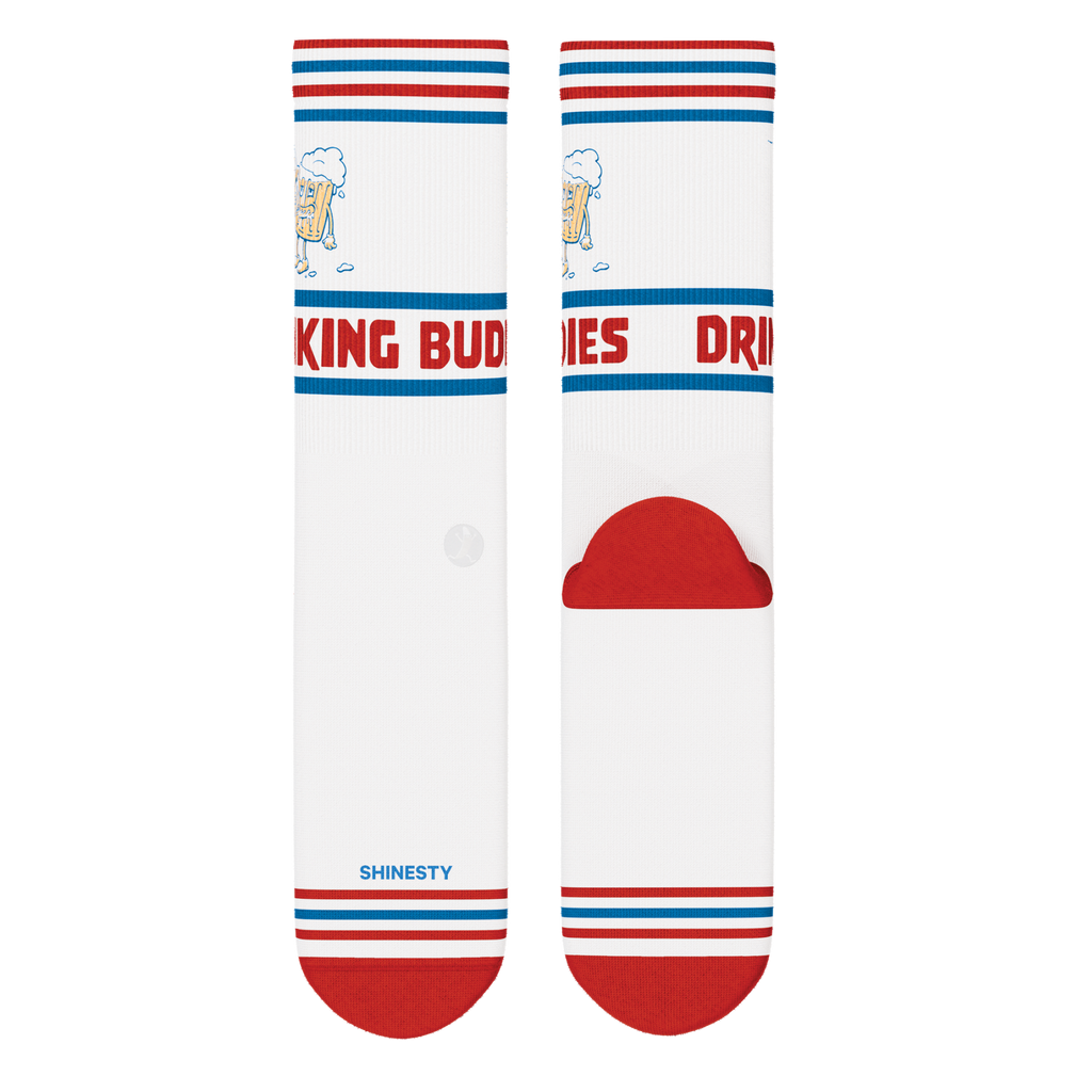 The Drinking Buddies | Beer Heel Hammock™ Crew Socks - Shinesty