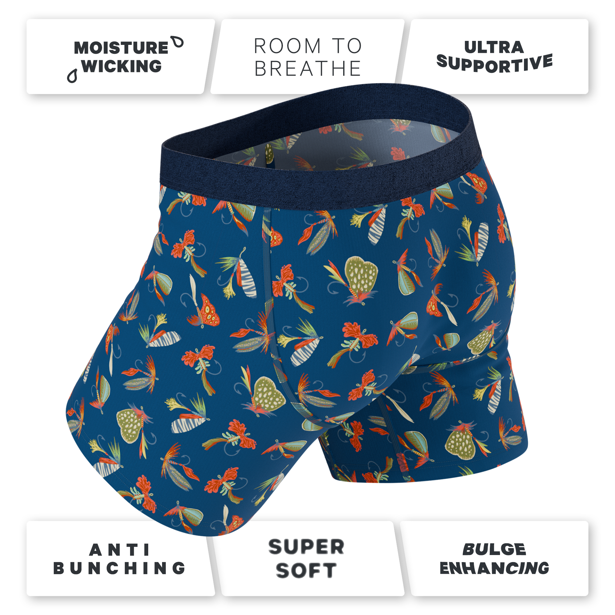 The Dry Fly | Fly Fishing Ball Hammock® Pouch Underwear - Shinesty