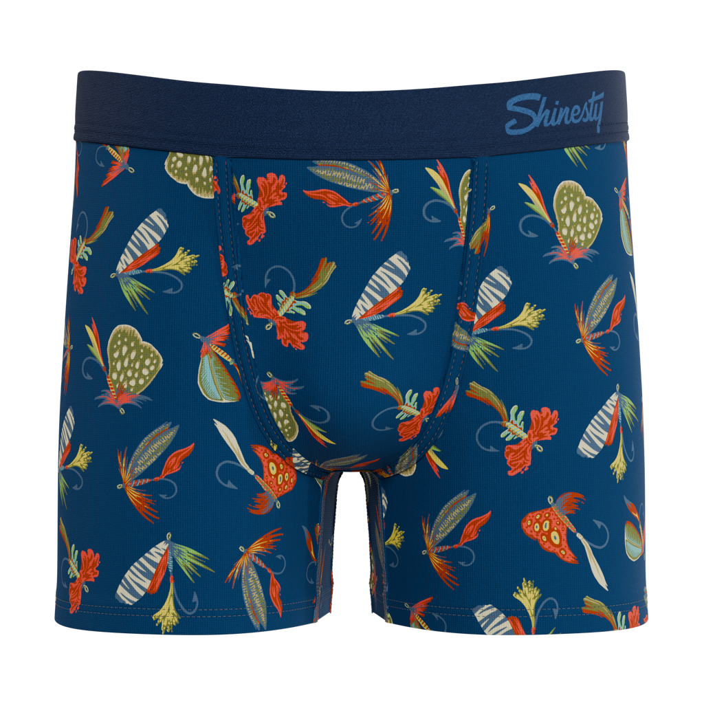 The Dry Fly | Fly Fishing Youth Boxer Briefs - Shinesty