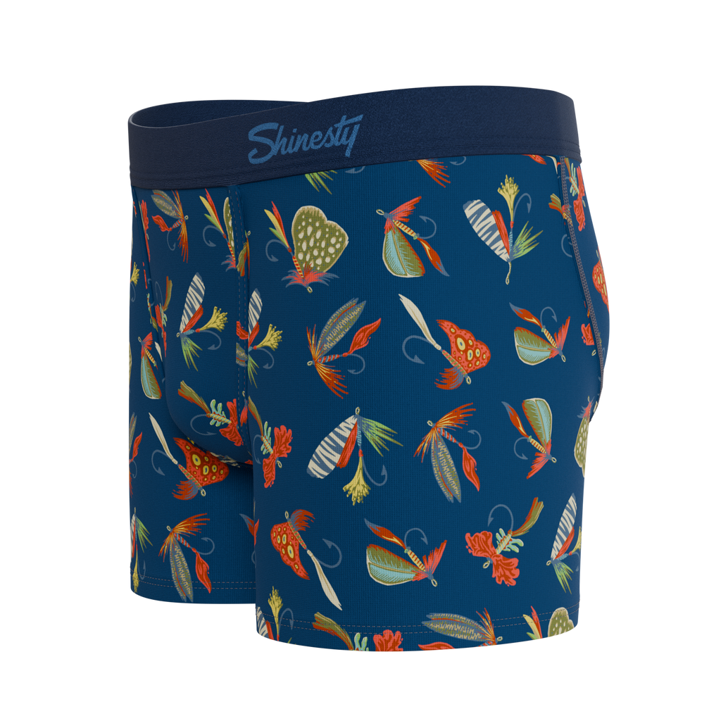 The Dry Fly | Fly Fishing Youth Boxer Briefs - Shinesty