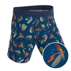 The Dry Fly | Fly Fishing Ball Hammock® Boxer - Long Leg - Shinesty
