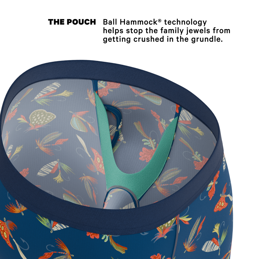The Dry Fly | Fly Fishing Ball Hammock® Boxer - Long Leg - Shinesty