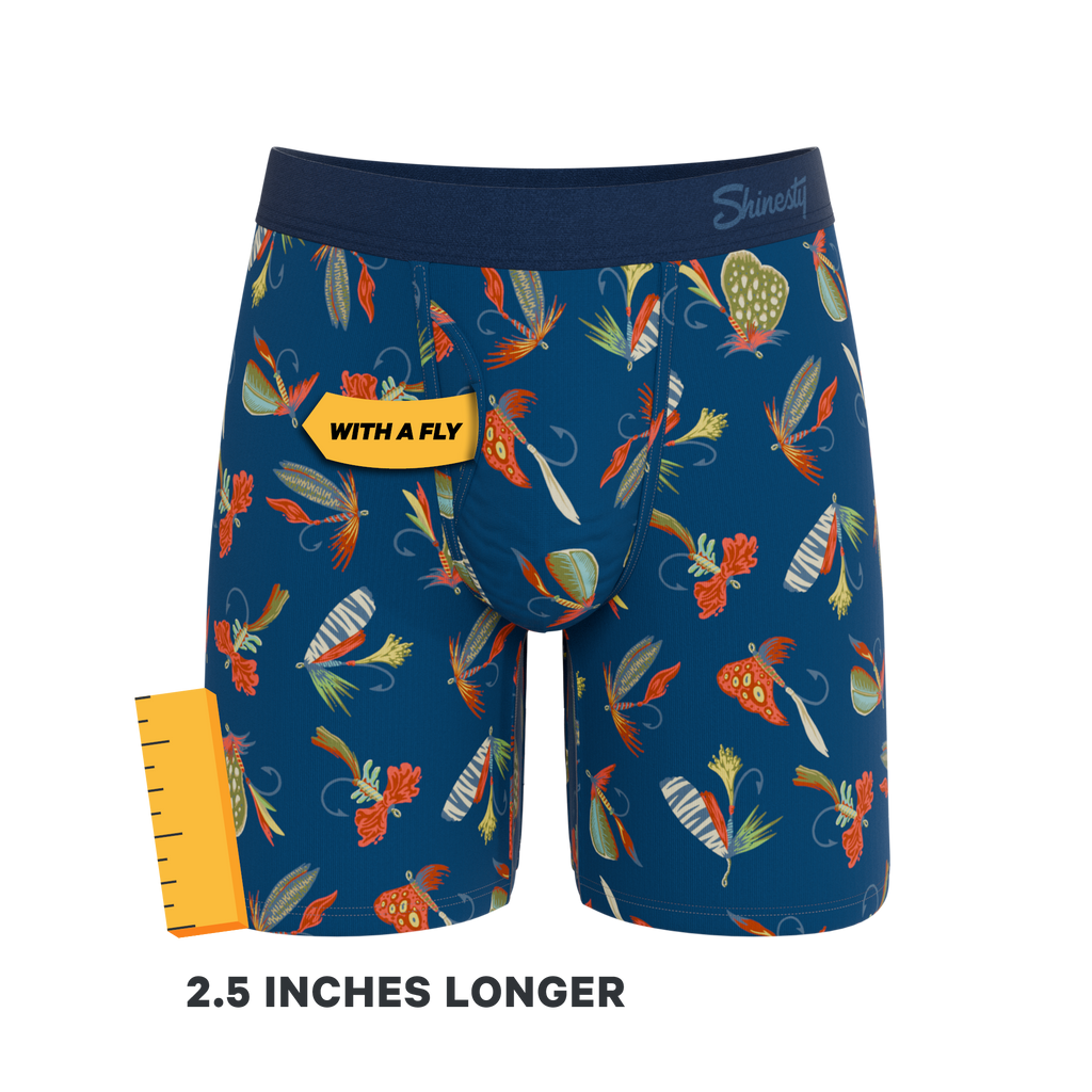 The Dry Fly | Fly Fishing Ball Hammock® Boxer - Long Leg - Shinesty