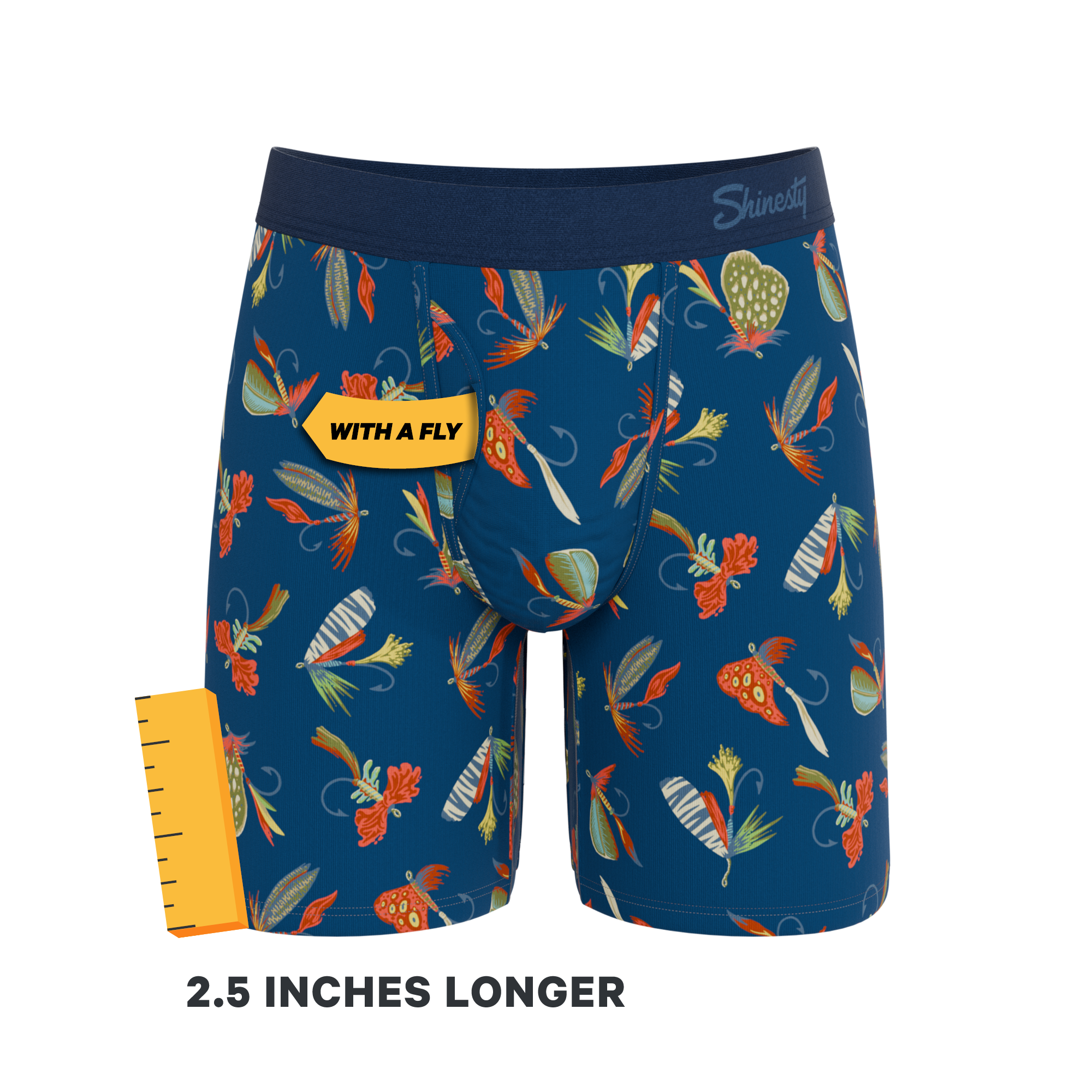 The Dry Fly | Fly Fishing Ball Hammock® Boxer - Long Leg - Shinesty