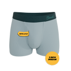 The Dry Ice | Muted Steel Blue Ball Hammock® Pouch Trunks Underwear - Shinesty