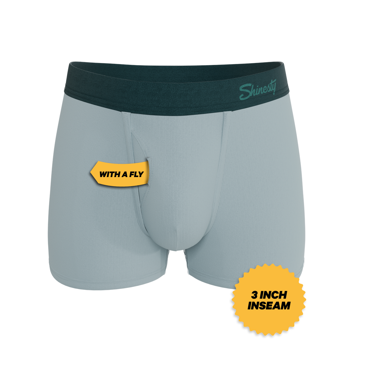The Dry Ice | Muted Steel Blue Ball Hammock® Pouch Trunks Underwear - Shinesty