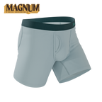The Dry Ice | Muted Steel Blue Ball Hammock® Magnum Big Pouch Underwear - Shinesty
