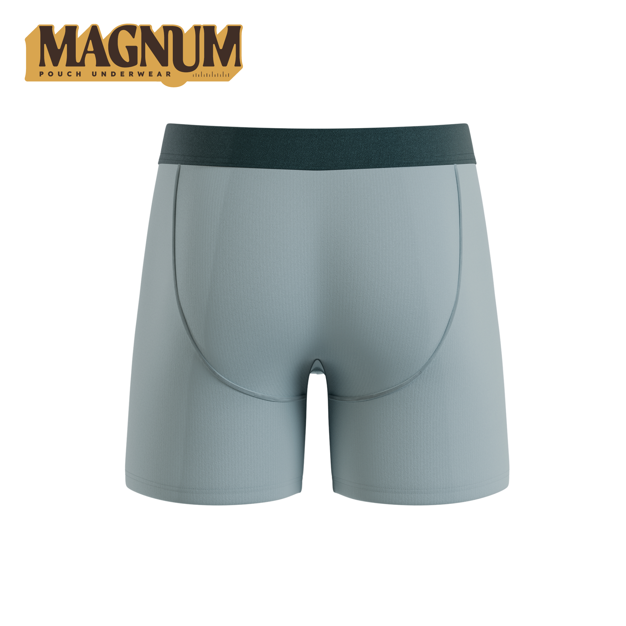 The Dry Ice | Muted Steel Blue Ball Hammock® Magnum Big Pouch Underwear - Shinesty