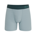 The Dry Ice | Muted Steel Blue Ball Hammock® Pouch Underwear - Shinesty