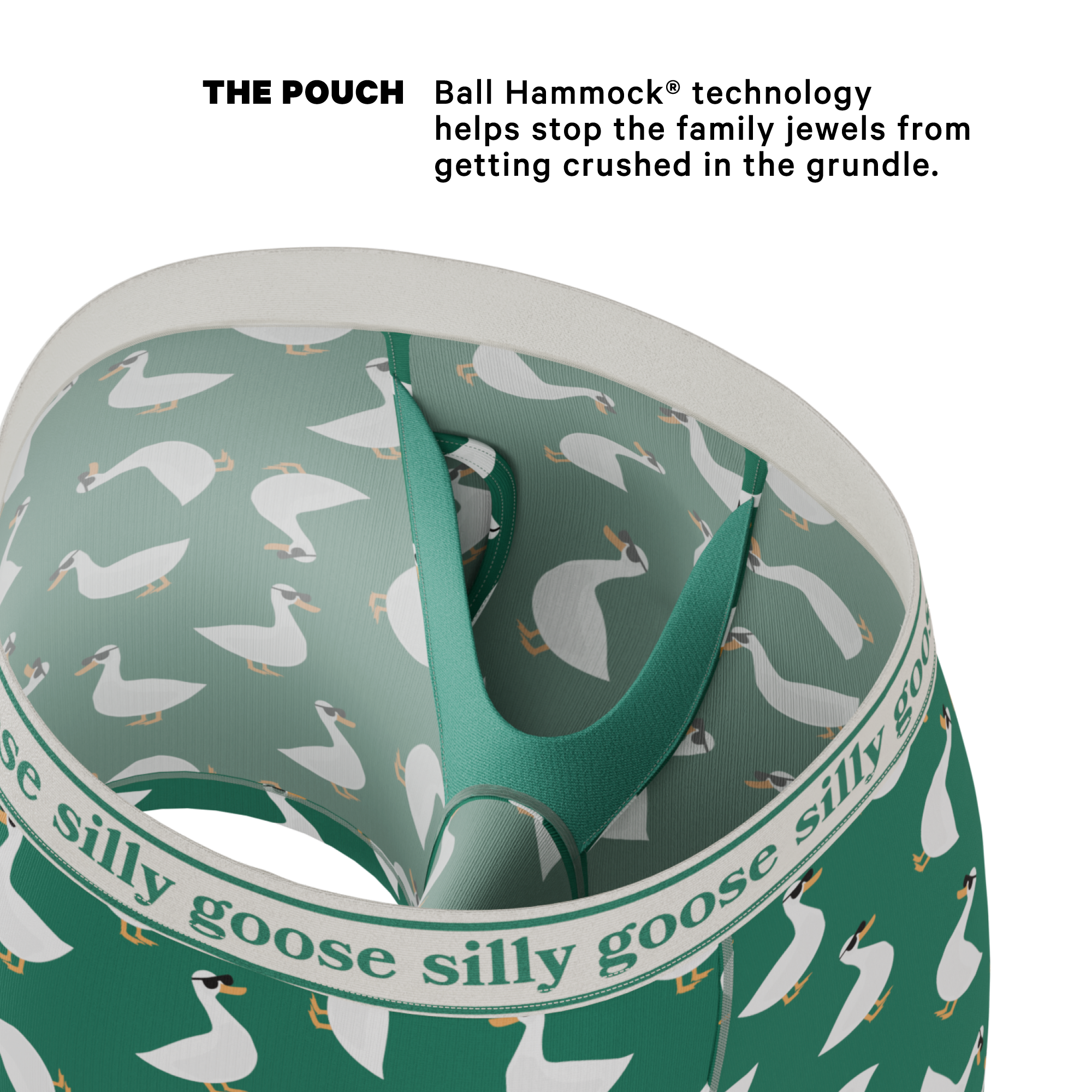 The Duck You | Shinesty X Middle Class Fancy Ball Hammock® Pouch Underwear With Fly - Shinesty