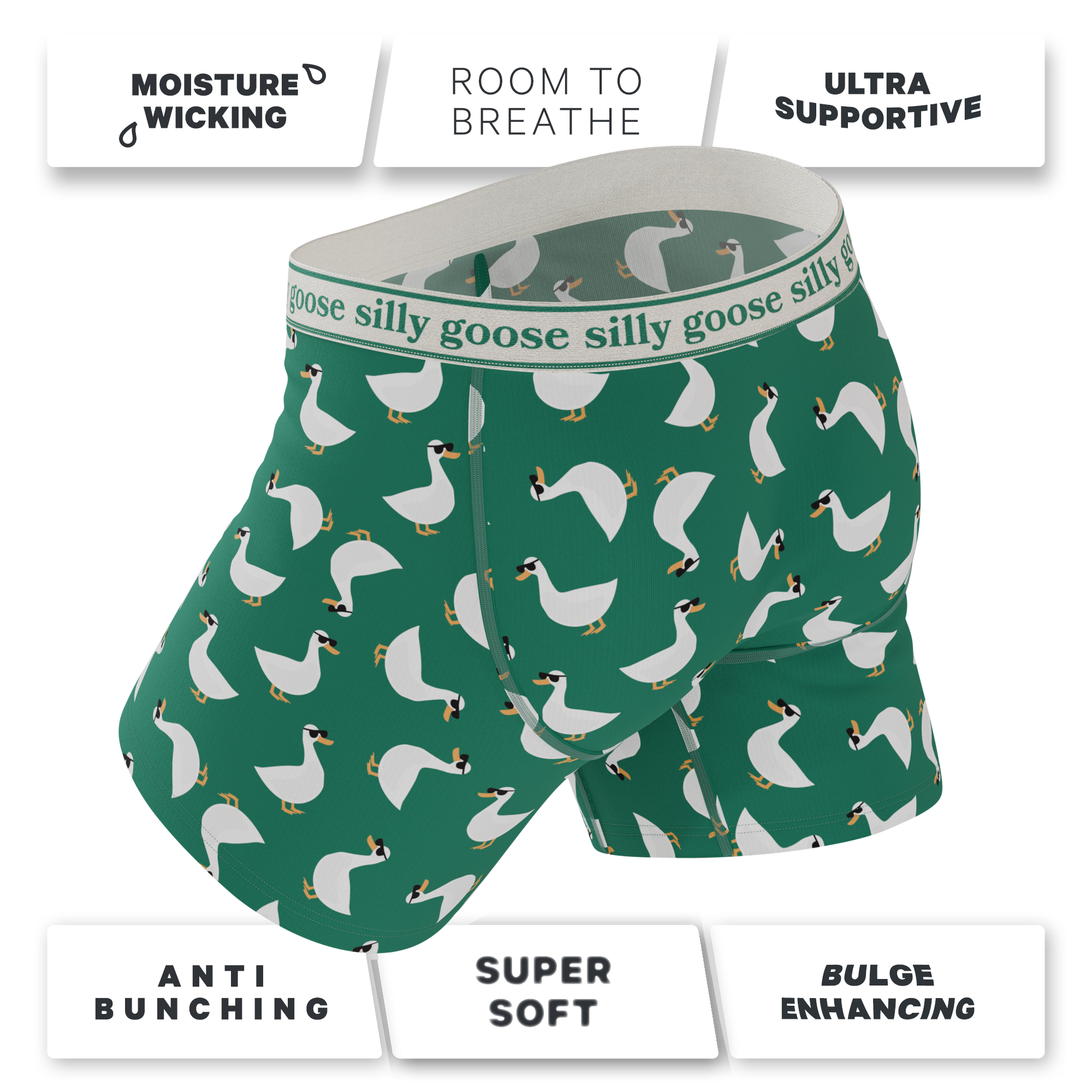 The Duck You | Shinesty X Middle Class Fancy Ball Hammock® Pouch Underwear With Fly - Shinesty