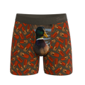 The Duck & Cover | Mallard Ball Hammock® Pouch Underwear With Fly - Shinesty