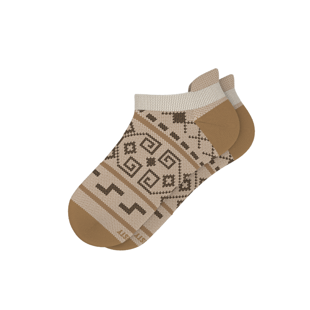 The Dude Abides | Aztec Sweater Heel Hammock™ Ankle Socks - Shinesty