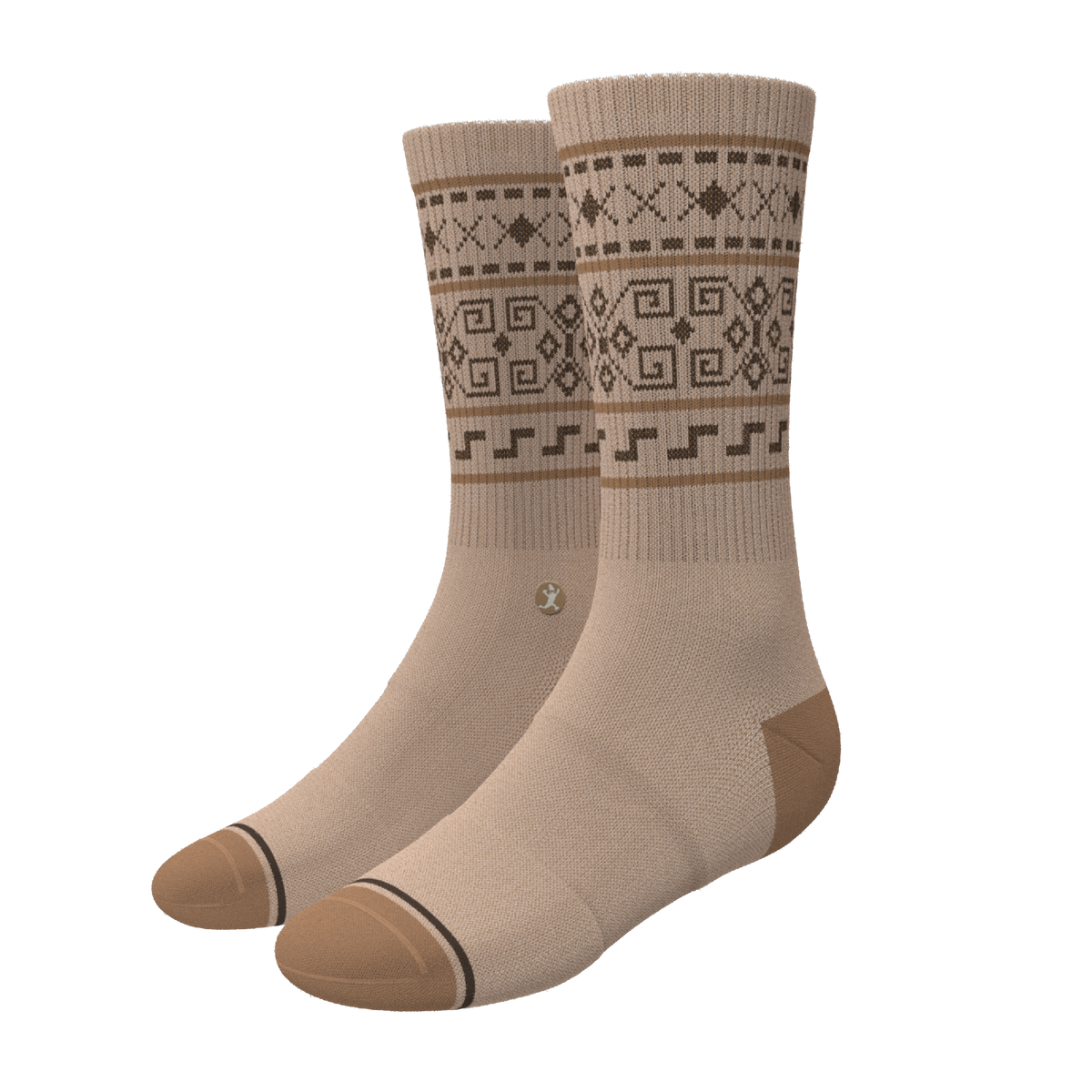 The Dude Abides | Aztec Sweater Heel Hammock™ Crew Socks - Shinesty