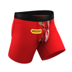 The Early Risers | Barnyard Rooster Ball Hammock® Pouch Underwear With Fly - Shinesty