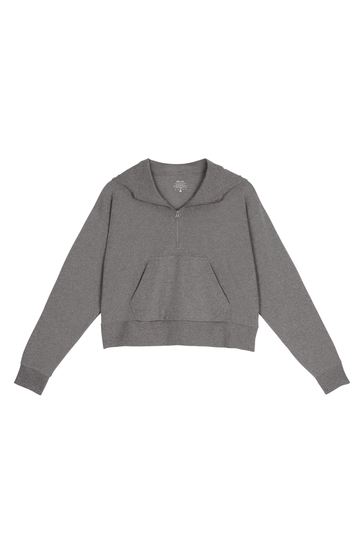 The Seattle Skyline | Grey Goldilocks™ Women’s Half Zip Lounge Hoodie - Shinesty