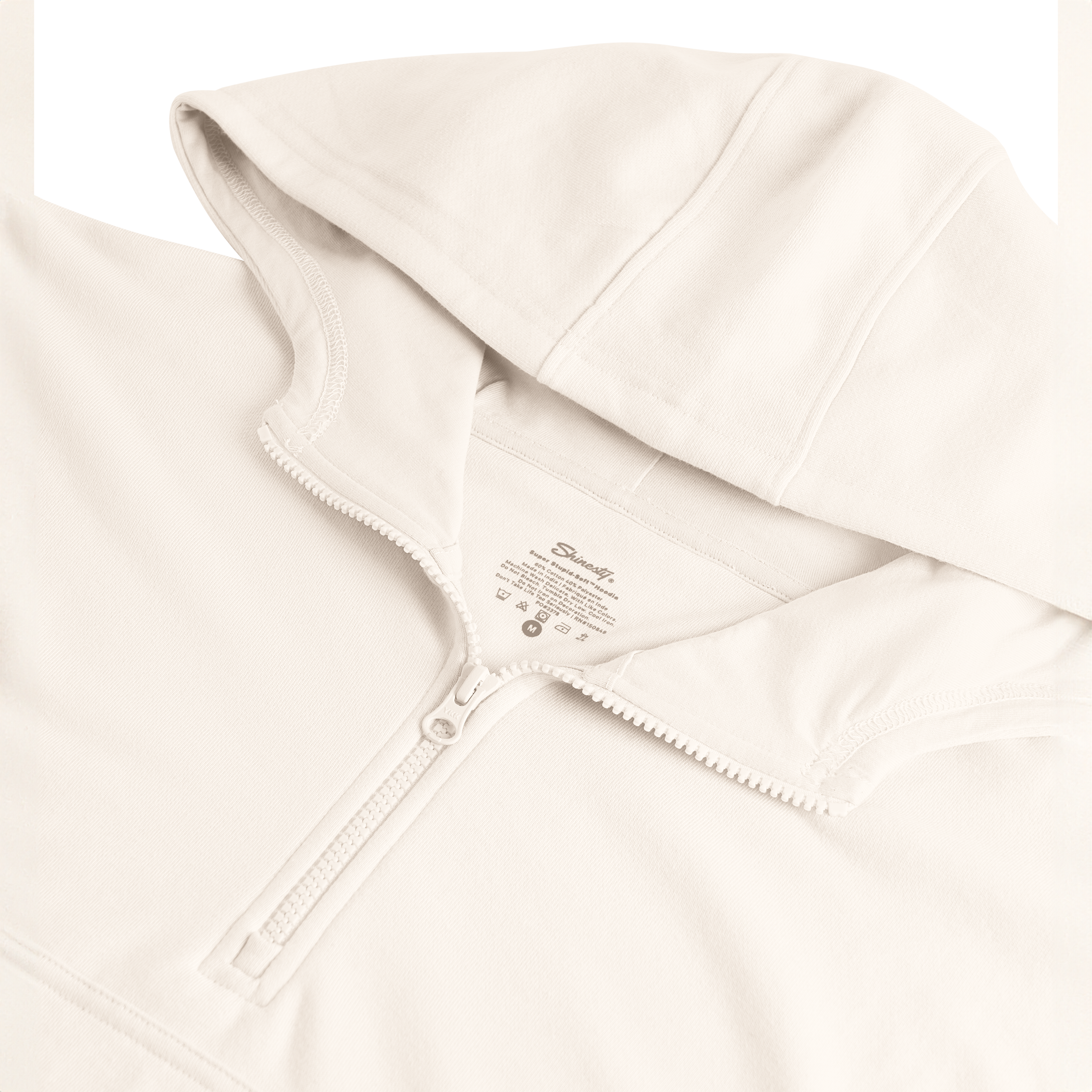 The Cream Of The Crop | Oatmeal Goldilocks™ Women’s Half Zip Lounge Hoodie - Shinesty
