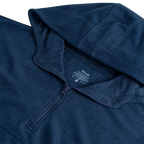 The Big Blue | Navy Goldilocks™ Women’s Half Zip Lounge Hoodie - Shinesty