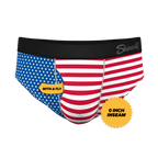 The Ellis Island | USA Flag Ball Hammock® Pouch Underwear Briefs - Shinesty