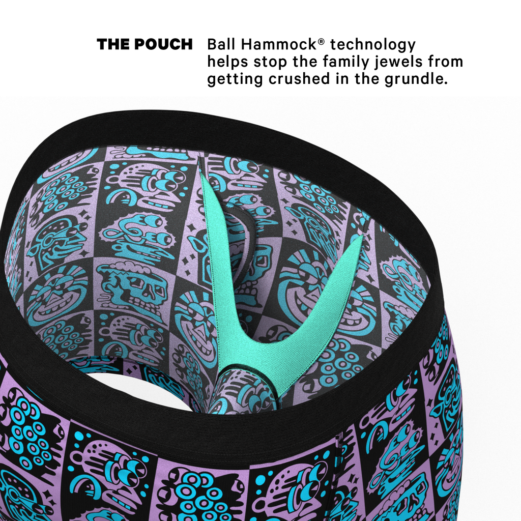 The Face Off | Shinesty x Killer Acid Ball Hammock® Pouch Underwear With Fly - Shinesty