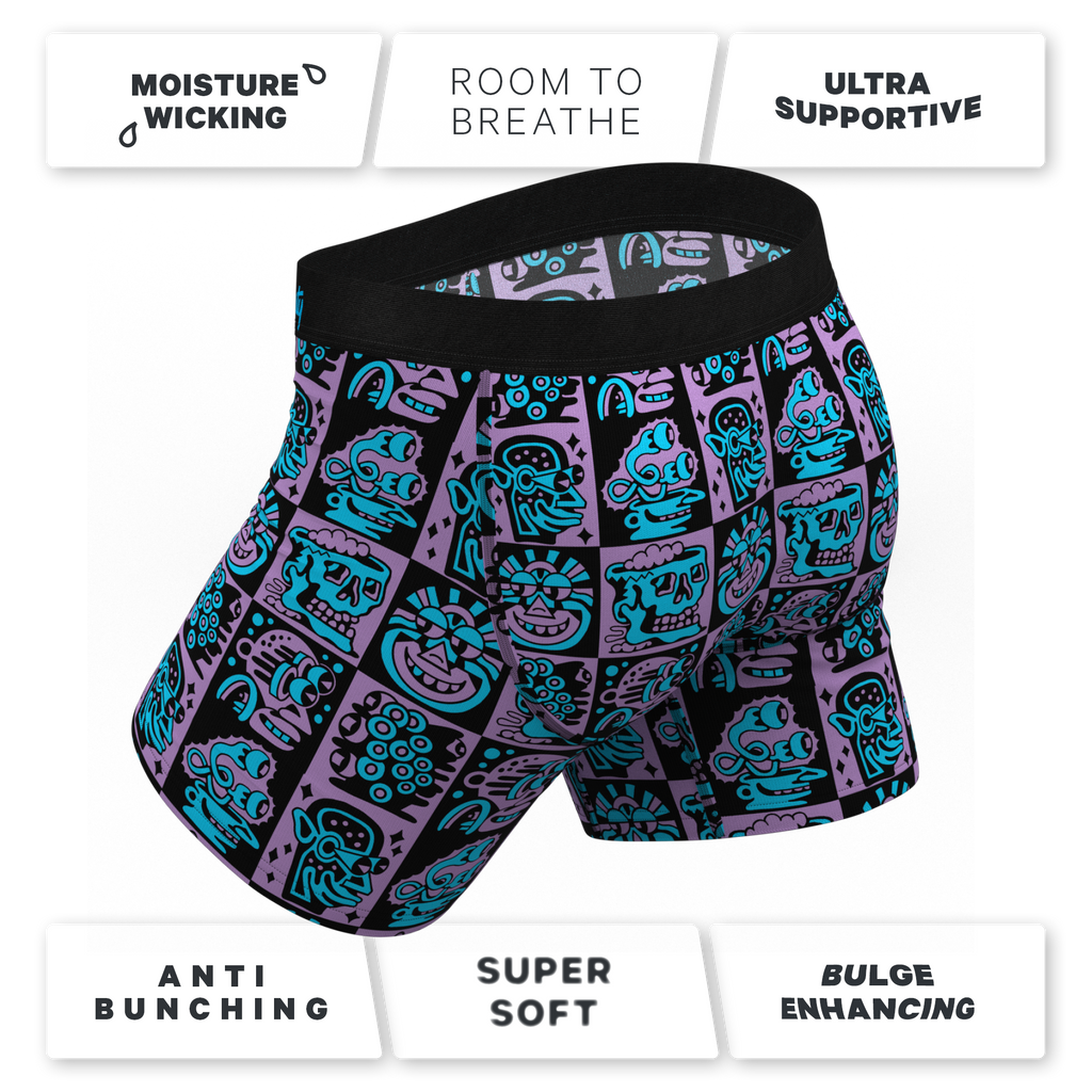 The Face Off | Shinesty x Killer Acid Ball Hammock® Pouch Underwear With Fly - Shinesty