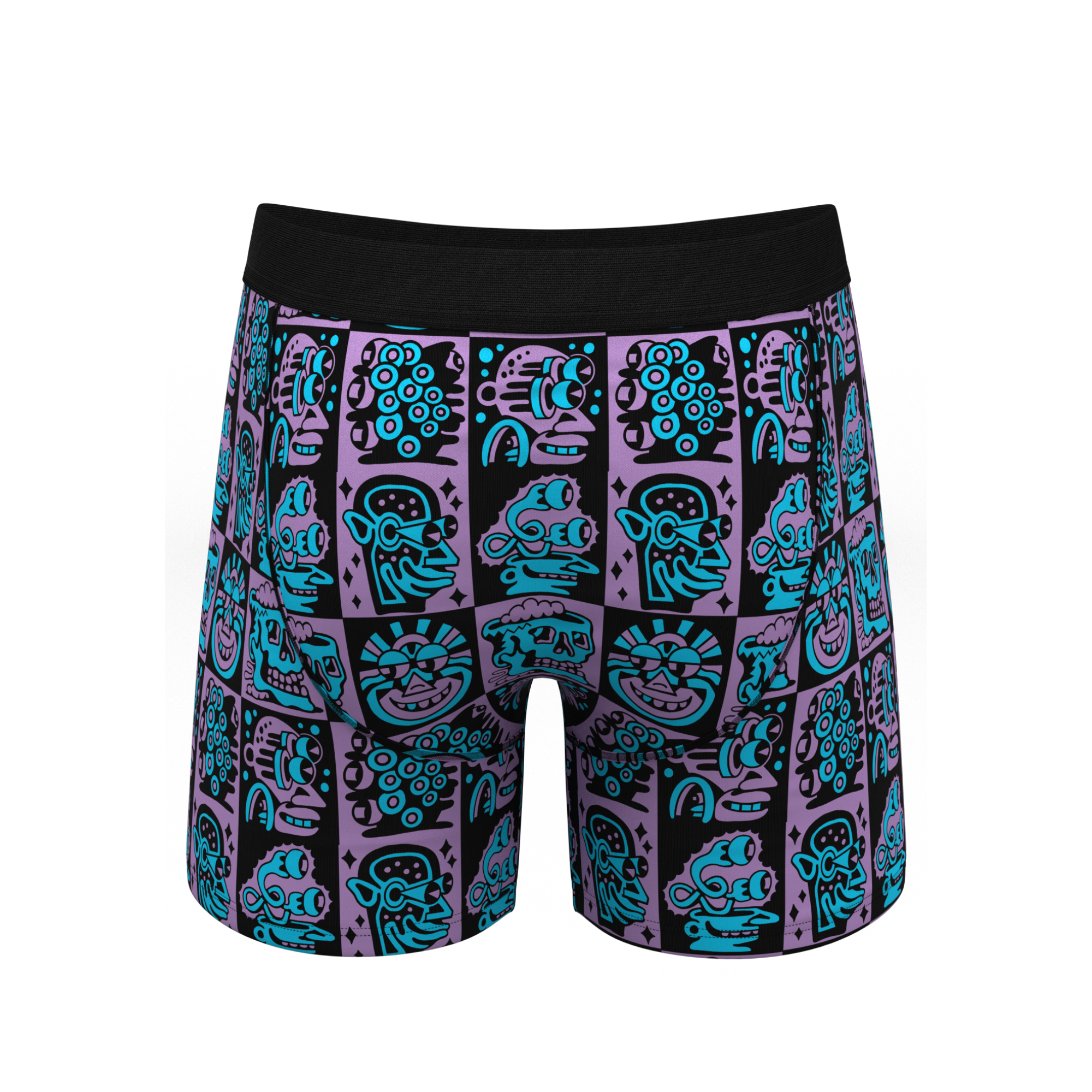 The Face Off | Shinesty x Killer Acid Ball Hammock® Pouch Underwear With Fly - Shinesty