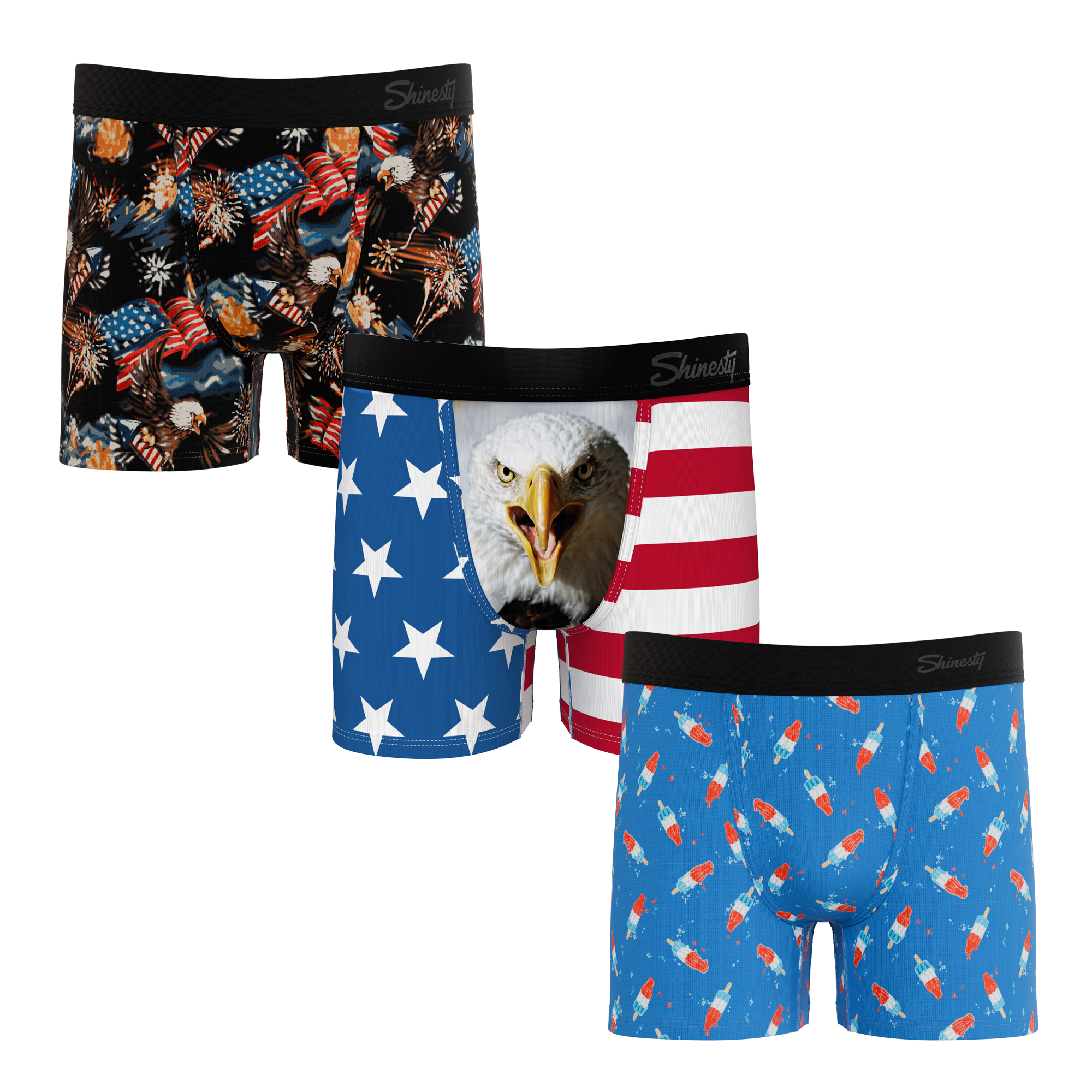 The Independance | Youth Boxer Briefs 3 Pack - Shinesty