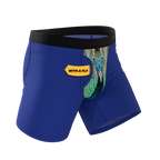 The Fancy Feather | Peacock Ball Hammock® Pouch Underwear With Fly - Shinesty