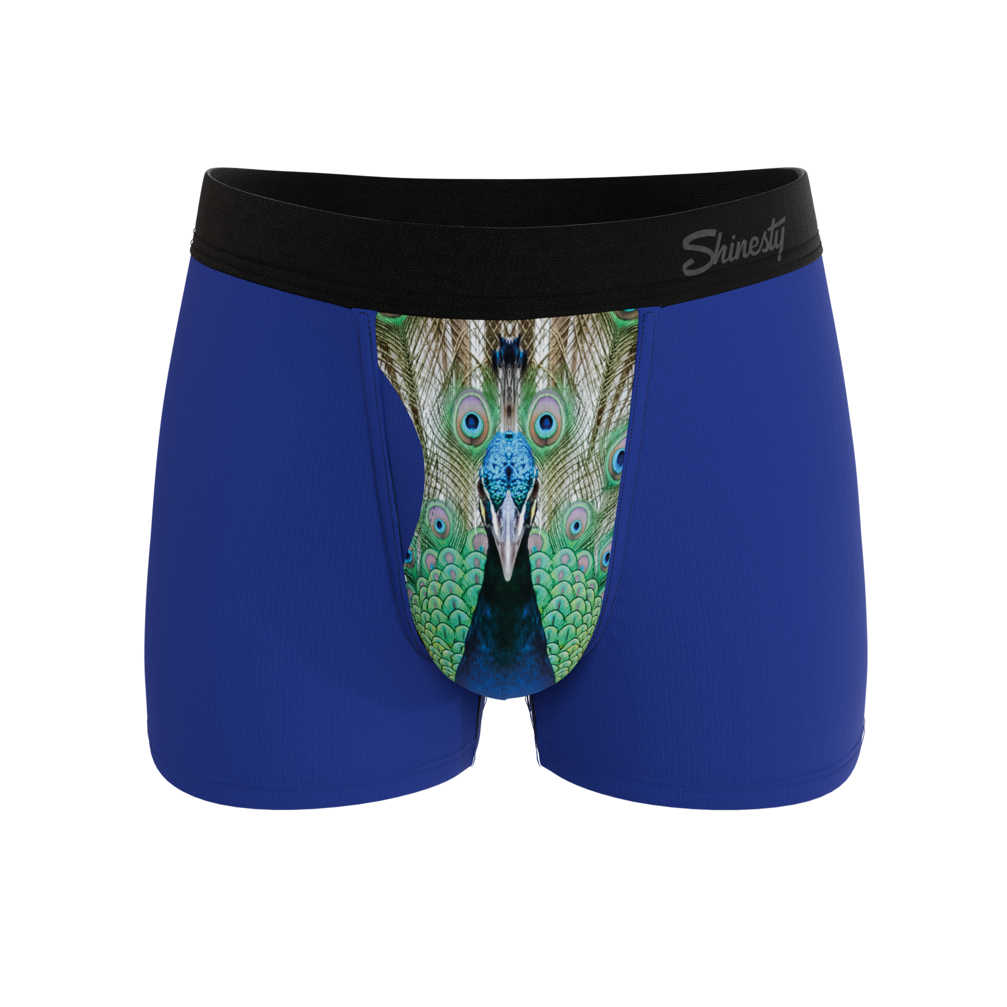 The Fancy Feather | Peacock Ball Hammock® Pouch Trunks Underwear - Shinesty