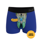 The Fancy Feather | Peacock Ball Hammock® Pouch Trunks Underwear - Shinesty