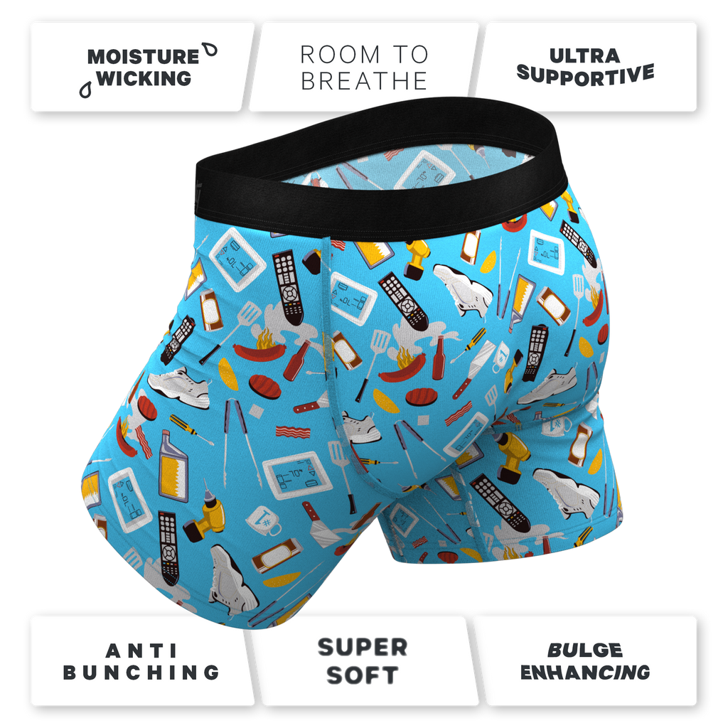 The Father Figures | Dad Gear Ball Hammock® Pouch Underwear With Fly - Shinesty
