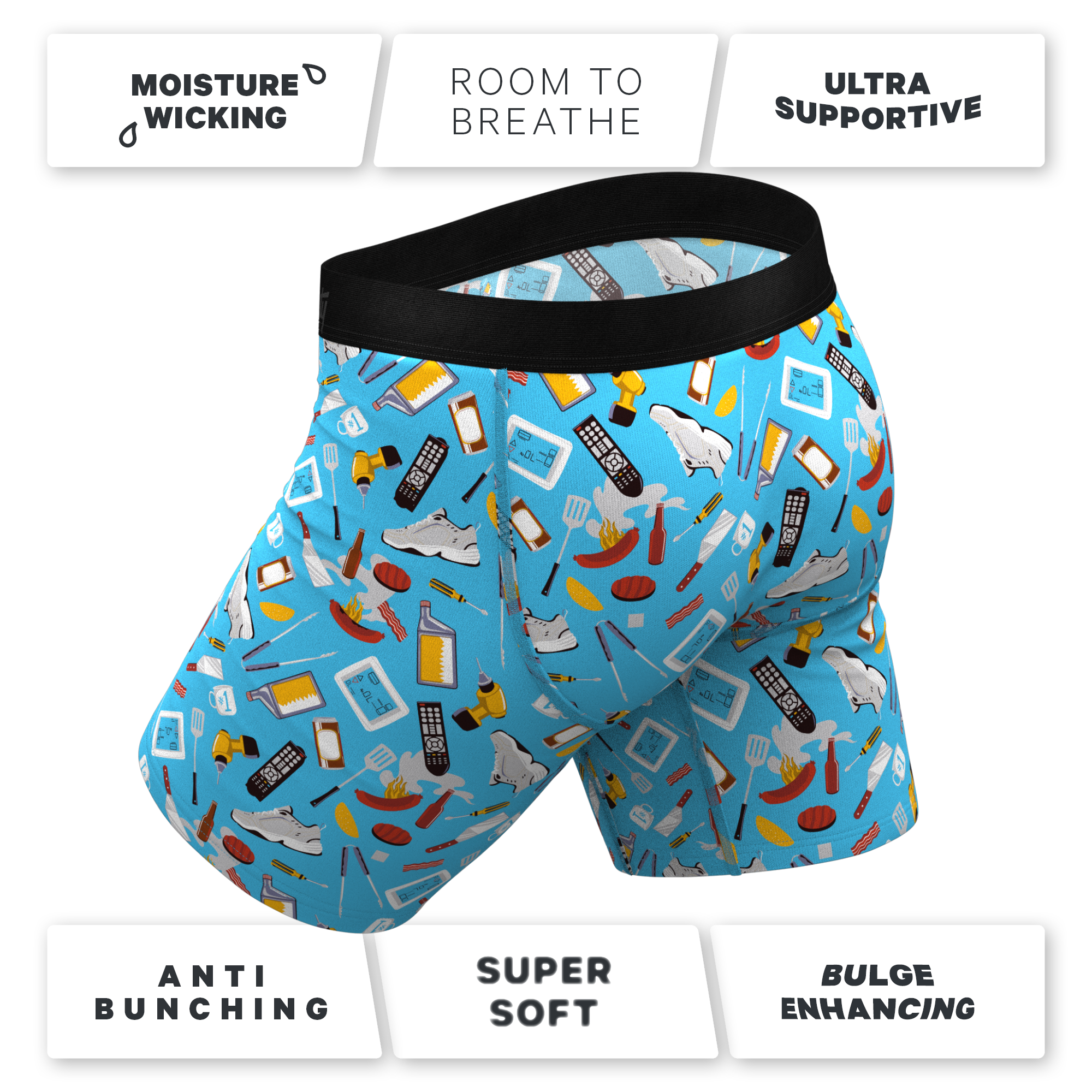 The Father Figures | Dad Gear Ball Hammock® Boxer - Long Leg - Shinesty