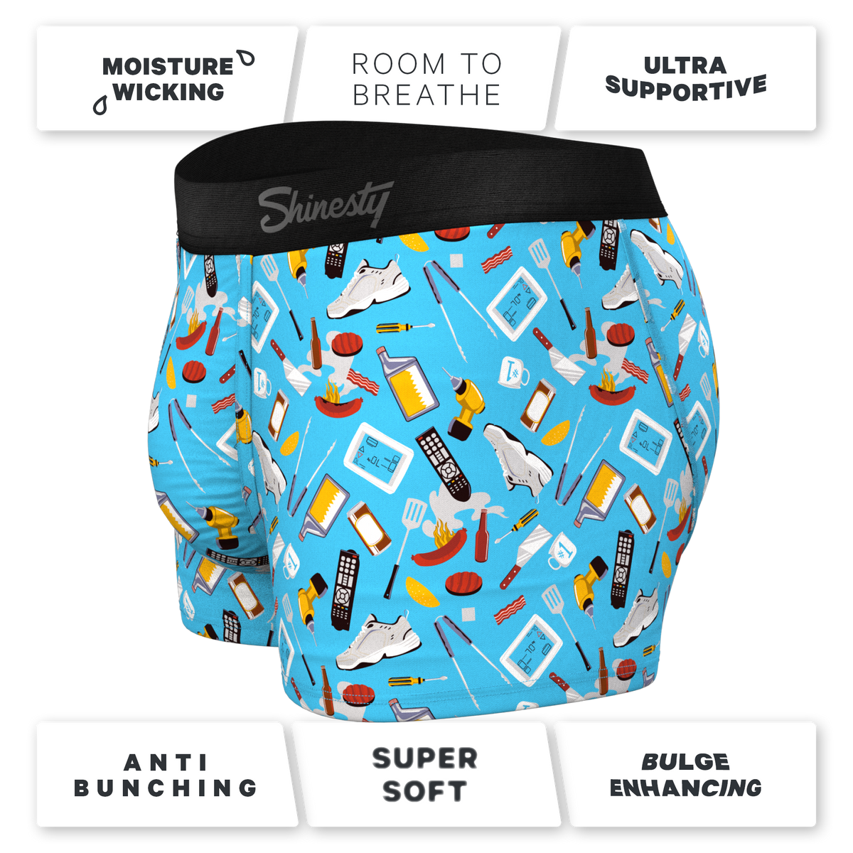 The Father Figures | Dad Gear Ball Hammock® Pouch Trunks Underwear - Shinesty