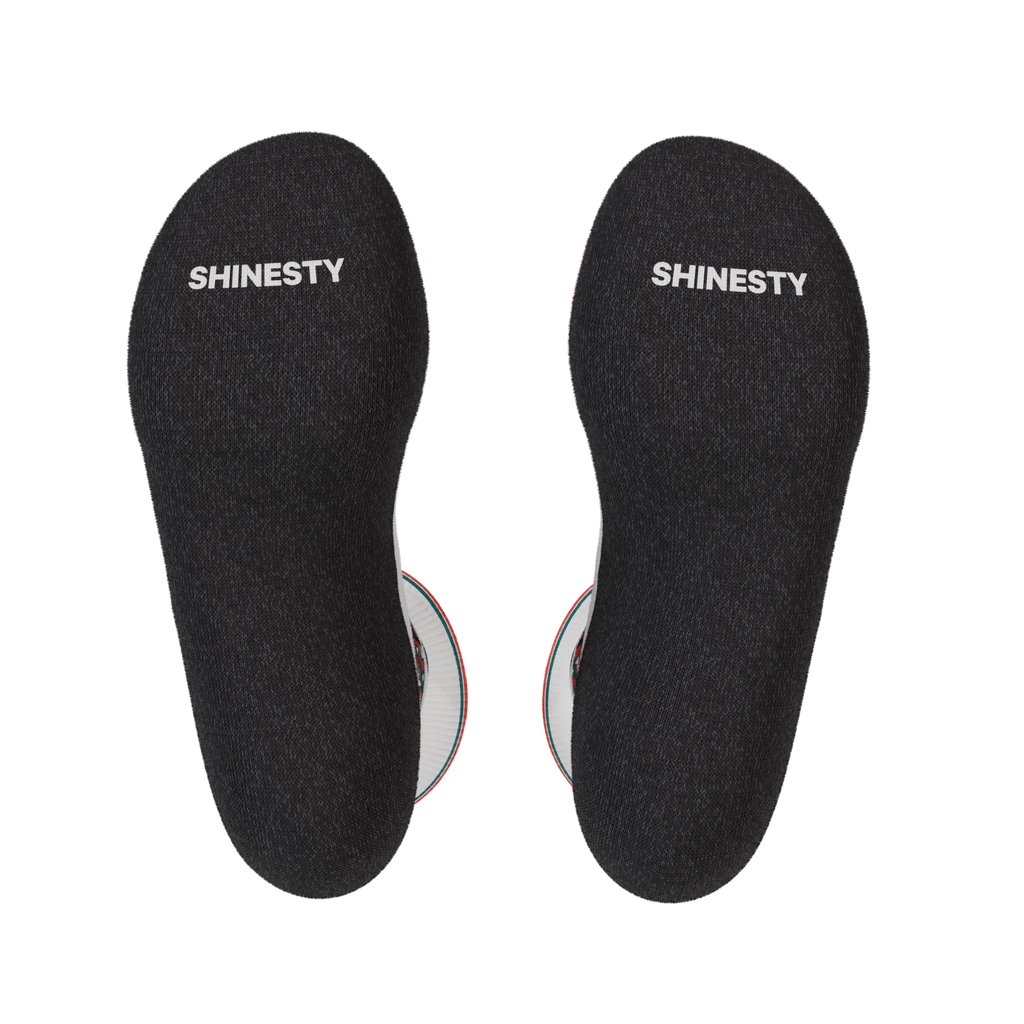 The Faux Pas | Velcro Sandal Heel Hammock™ Crew Socks - Shinesty