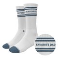 The Favorite Dad | Father's Day Heel Hammock™ Crew Socks - Shinesty