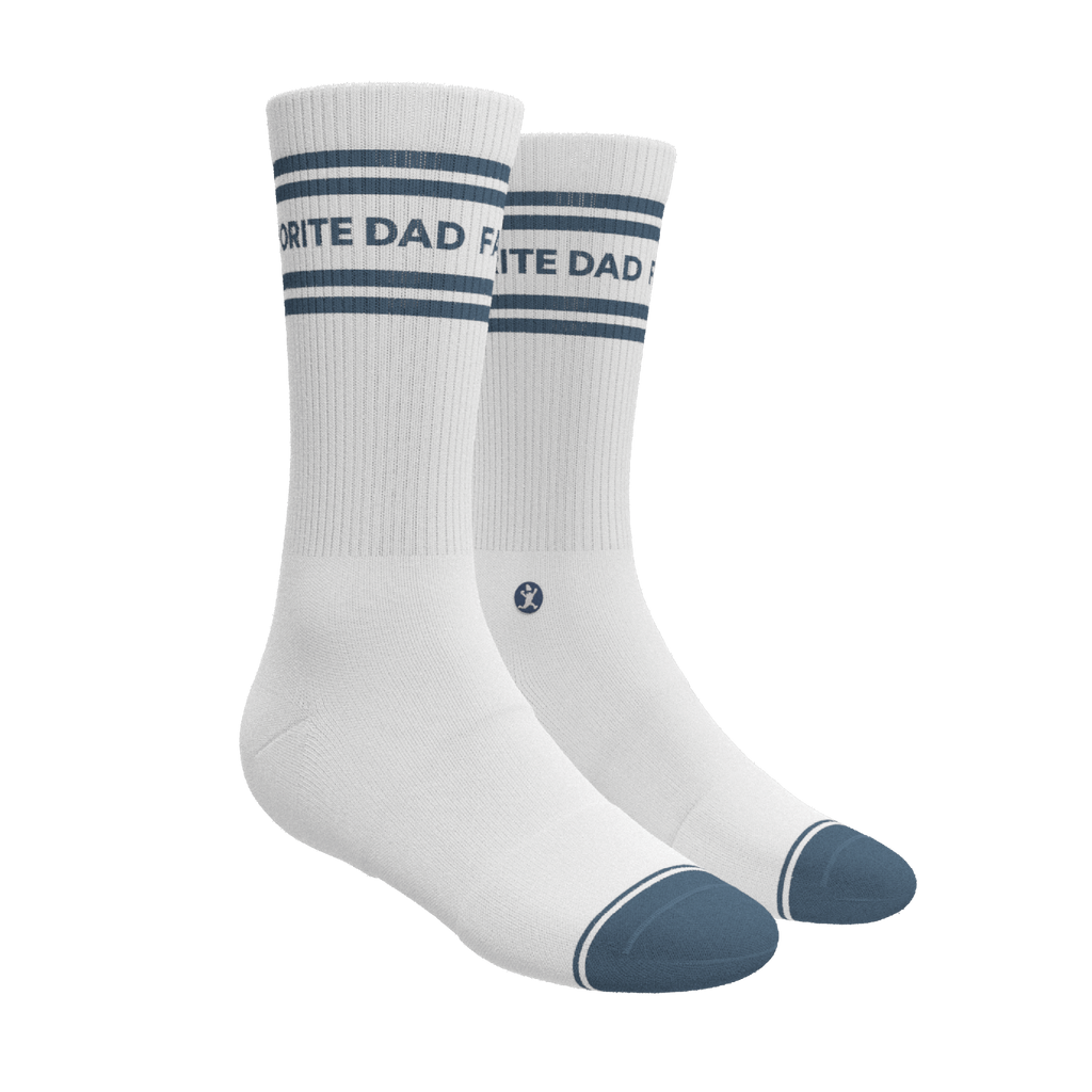 The Favorite Dad | Father's Day Heel Hammock™ Crew Socks - Shinesty