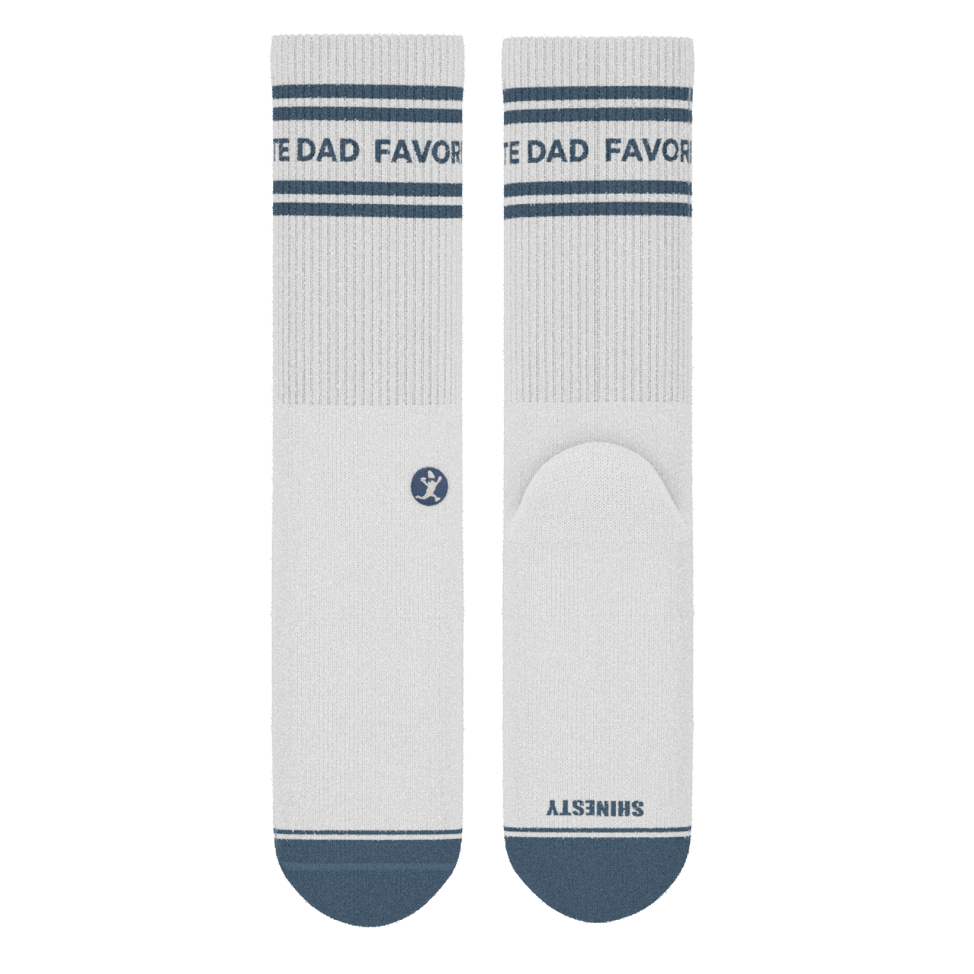 The Favorite Dad | Father's Day Heel Hammock™ Crew Socks - Shinesty
