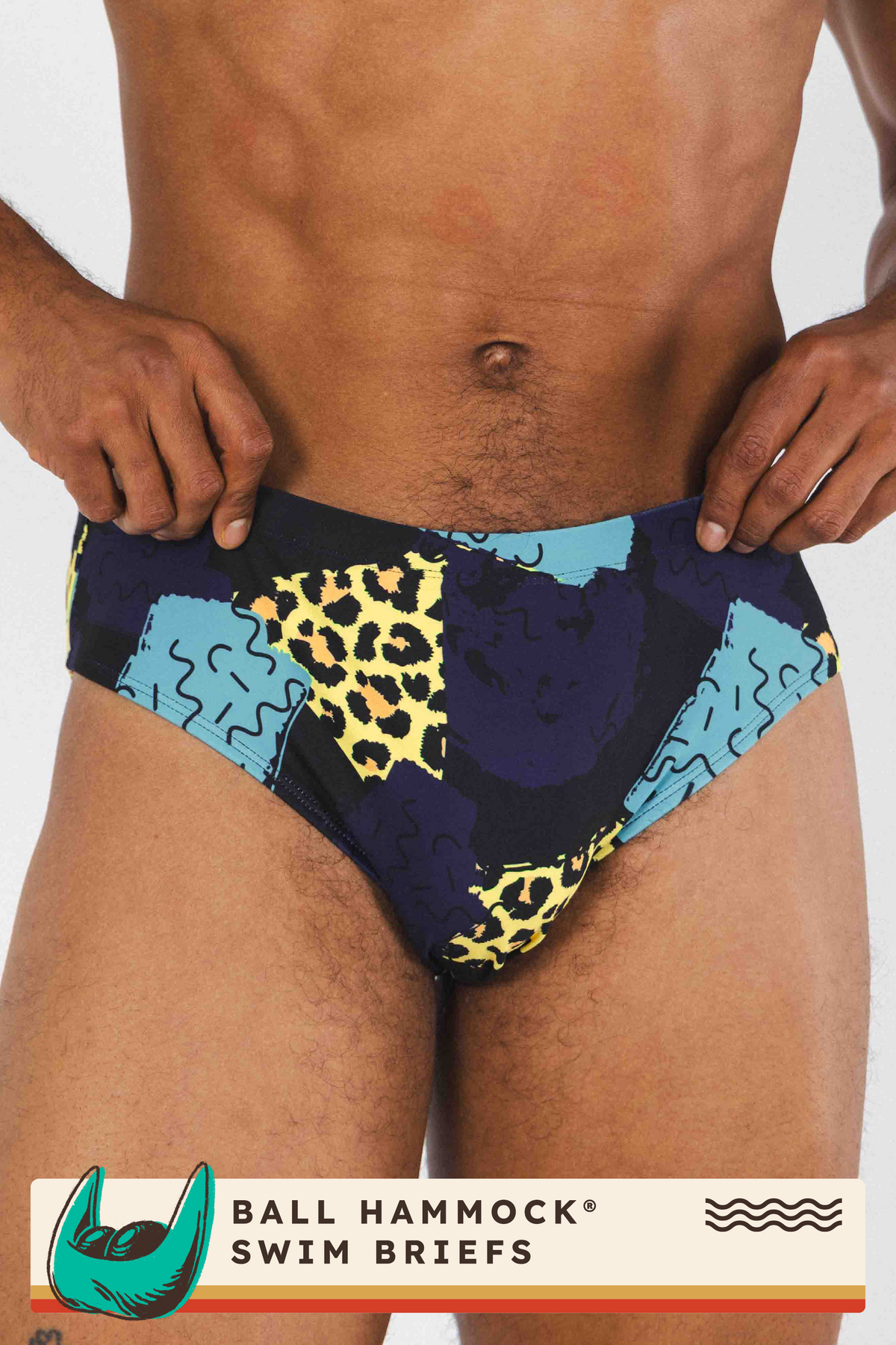The Panty Dropper | Cheetah Ball Hammock® Pouch Swim Brief - Shinesty
