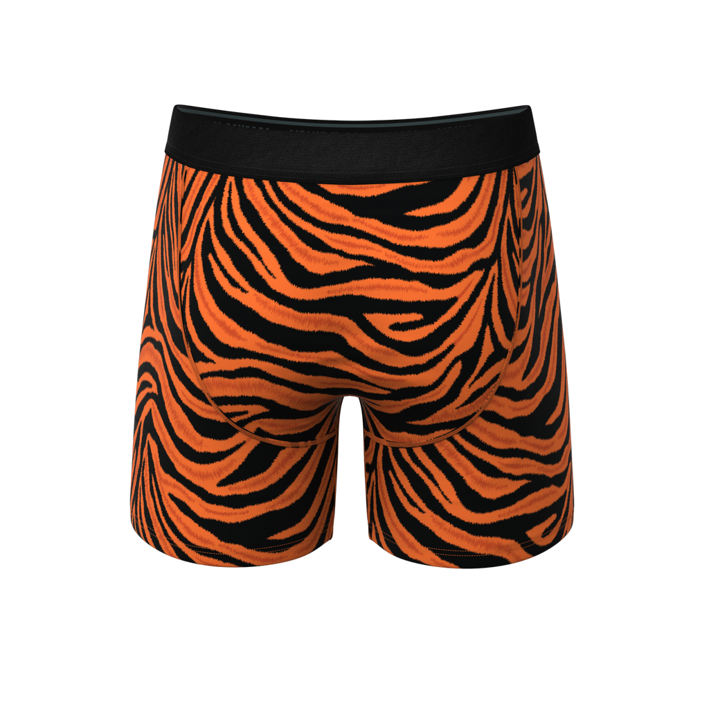 The Feral Feline | Tiger Print Ball Hammock® Pouch Underwear - Shinesty