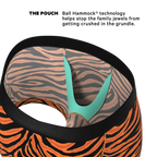 The Feral Feline | Tiger Print Ball Hammock® Pouch Trunks Underwear - Shinesty