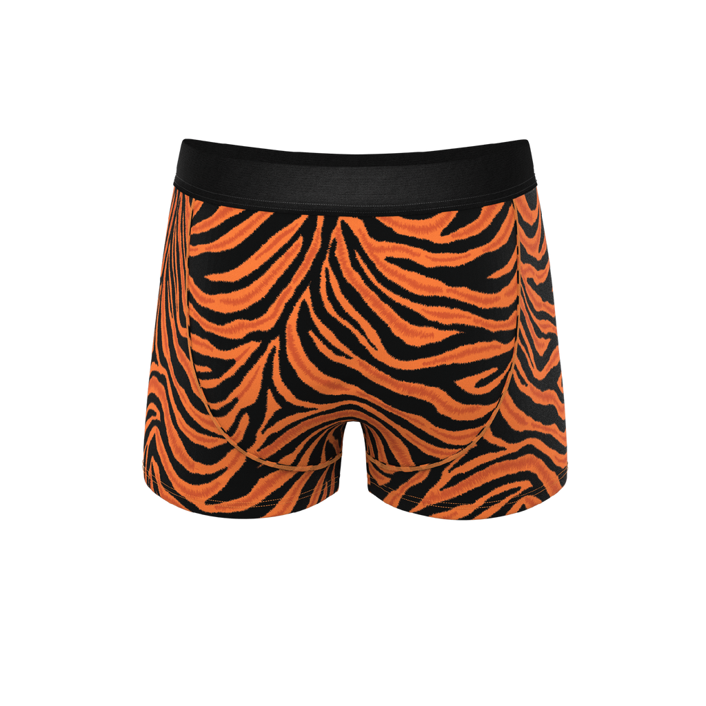 The Feral Feline | Tiger Print Ball Hammock® Pouch Trunks Underwear - Shinesty
