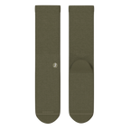 The Fields Of Green | Oil Green Heel Hammock™ Crew Socks - Shinesty