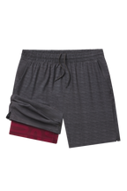 The Finish Line | Grey and Red Ball Hammock® 7 Inch Athletic Shorts - Shinesty