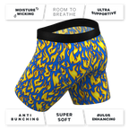 The Fire Crotch | Flames Ball Hammock® Boxer - Long Leg - Shinesty