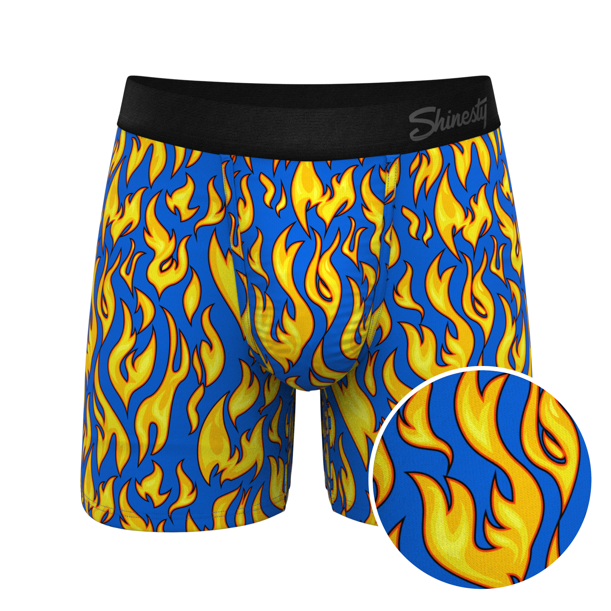 The Fire Crotch | Flames Ball Hammock® Pouch Underwear - Shinesty
